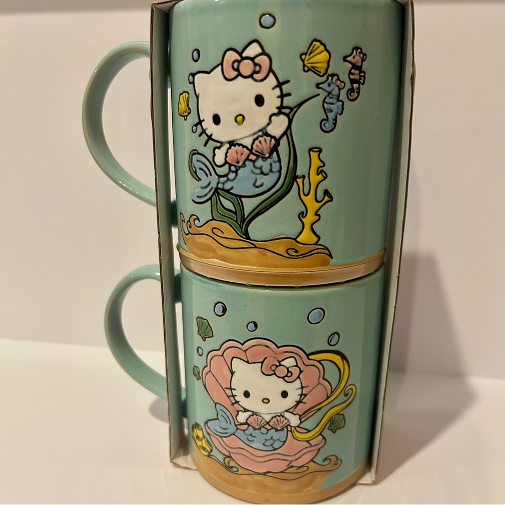 Hello Kitty Mermaid Mug Set